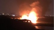 Fire breaks out at Bellandur Lake second time