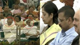Jaitley, Parrikar, Kejriwal taking nap during PM Modi's Independence Day speech
