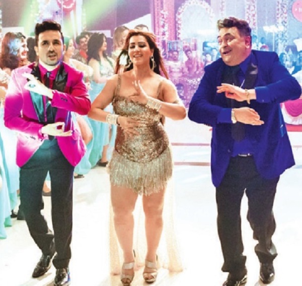 Shilpa Shinde with Rishi Kapoor and Vir Das