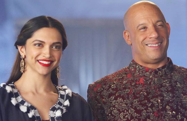 deepika-padukone-vin-diesel-in-indian-outfit