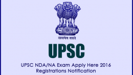 UPSC-NDA-NEA-Exam-Apply-Here-2016-Registrations-Notification