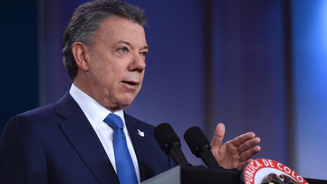 Colombian President Juan Manuel Santos wins Nobel Peace Prize 2016