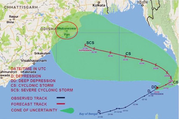 Kyant Cyclone in Odisha likely to hit in 24 hours