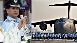 Sachin Tendulkar attended the 84th anniversay of Indian Air Force