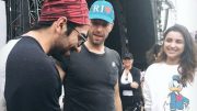 Parineeti with Chris Martin Coldplay