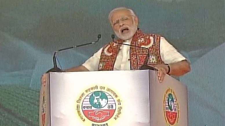 At the Deesa rally, PM Modi strongly defended his government's decisionon demonetization