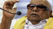 DMK Chief Karunanidhi admitted to hospital for throat and lung infection