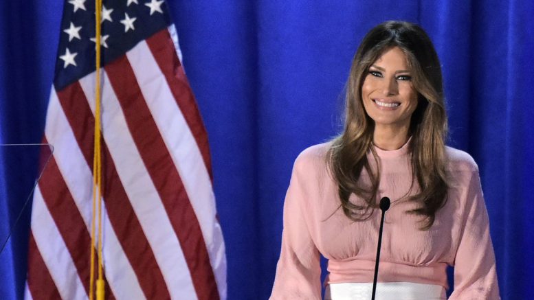 Melania Trump champions women – not easy when you're you-know-who's wife