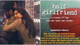 Half Girlfriend poster Arjun Kapoor- Shraddha Kapoor are Drenched in Love