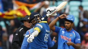 Britain Cricket - India v Sri Lanka - 2017 ICC Champions Trophy Group B - The Oval - June 8, 2017 Sri Lanka's Angelo Mathews celebrates after the match Action Images via Reuters / Peter Cziborra Livepic EDITORIAL USE ONLY.