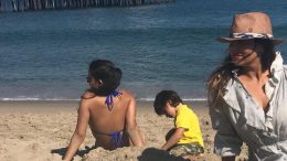 Gauri Khan soaks up the Malibu sun with Suhana and AbRam on the beach