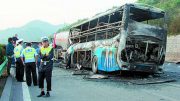China: Bus crash in Shaanxi province
