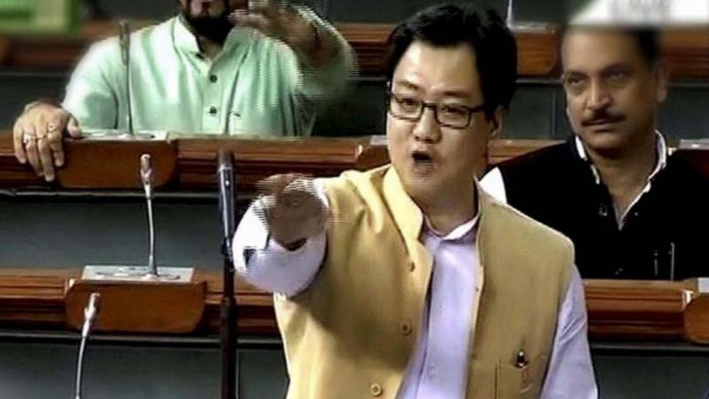 Kiren Rijiju:Govt to fund ‘permanent solution’ to floods in Northeast