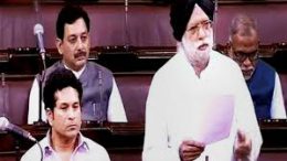 Sachin Tendulkar seen in Rajya Sabha after SP MP questions his attendance