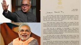 Pranab Mukherjee shares letter given by PM Narendra Modi on his last day in office, says it touched my heart