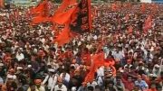 Estimated 200,000 Protestors Stop Traffic, Trains In Mumbai