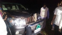 Yeddyurappa’s son’s car runs over pedestrian in Karnataka