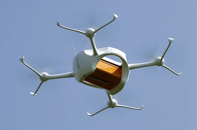 self-flying drone to quickly deliver food, medicine