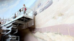 World’s oldest panorama painting, on a Netherlands beach.See pics