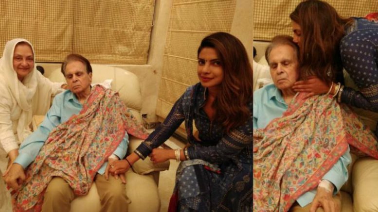 After SRK, Priyanka Chopra spends evening with Dilip Kumar as his health improves
