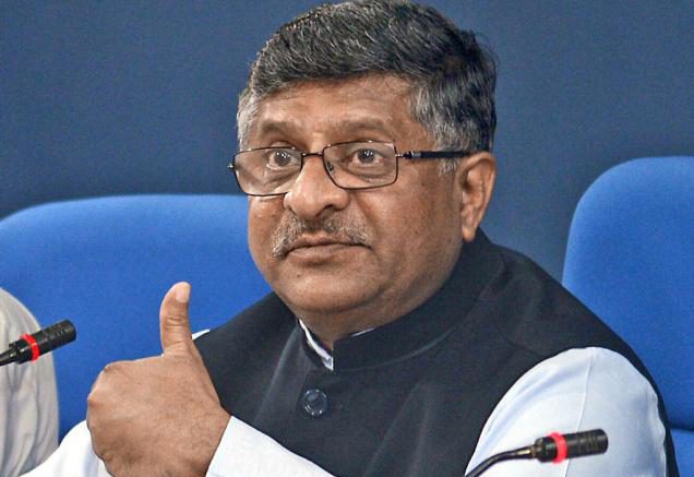 IT Minister Ravi Shankar Prasad: