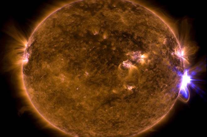 Largest solar flare in 12 years observed