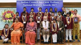 18 Children awarded with National Bravery Award by PM Narendra Modi