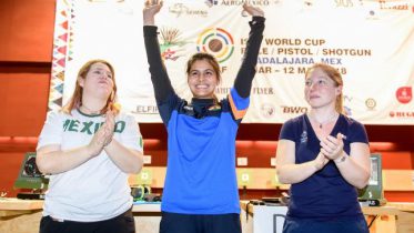 Manu Bhaker wins second gold at Shooting World Cup